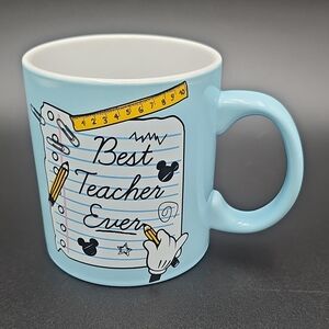 Disney Blue Best Teacher Ever Mug